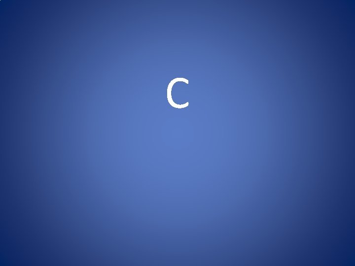 C 
