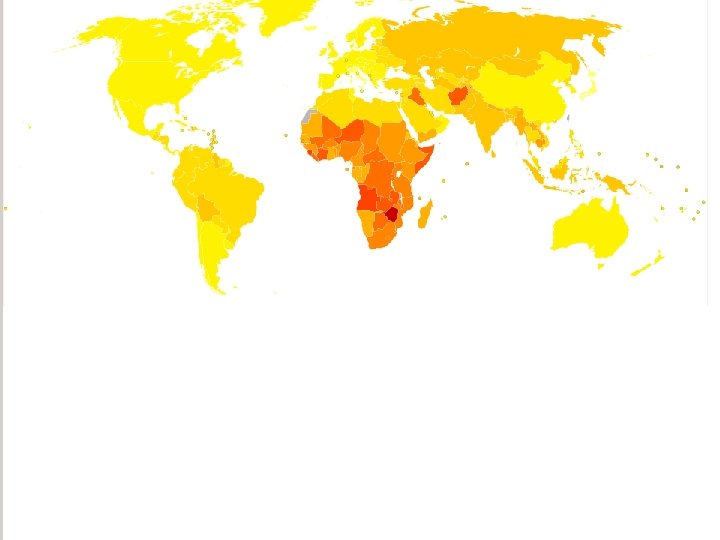 DALYs in the world 2004 – Source: Wikipedia 