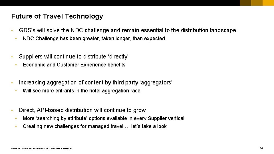 Future of Travel Technology GDS’s will solve the NDC challenge and remain essential to