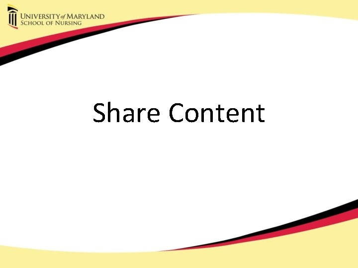 Share Content 