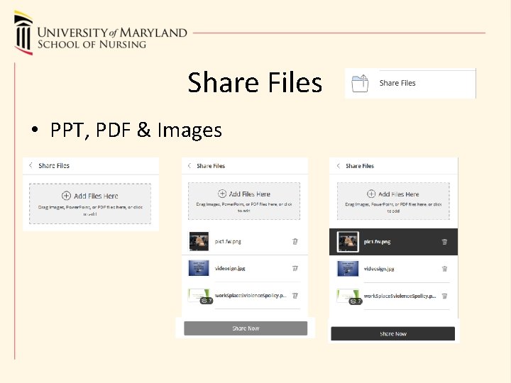 Share Files • PPT, PDF & Images 