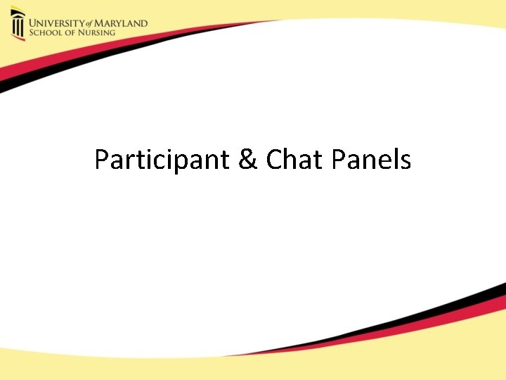 Participant & Chat Panels 