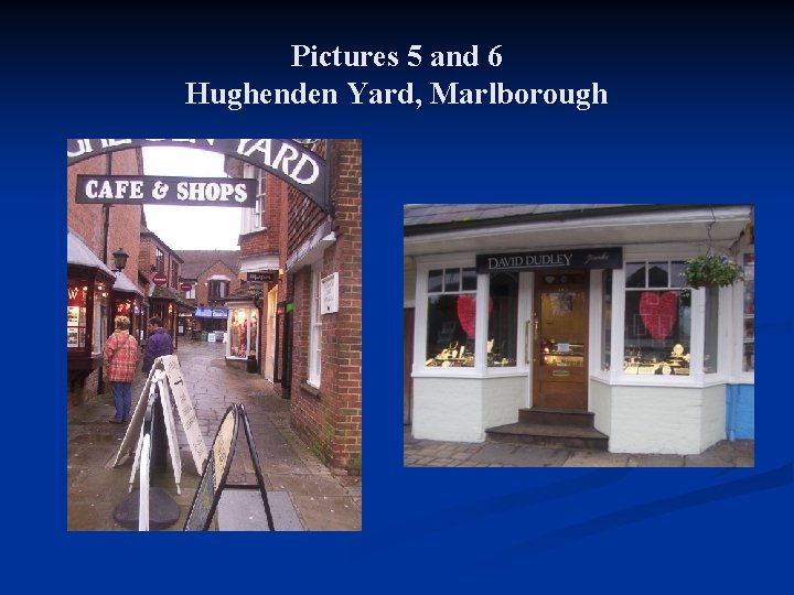 Pictures 5 and 6 Hughenden Yard, Marlborough 