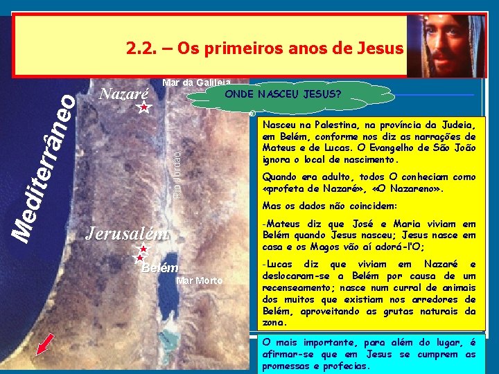 Nazaré Mar da Galileia ONDE NASCEU JESUS? Rio Jordão Med iter rân eo 2.