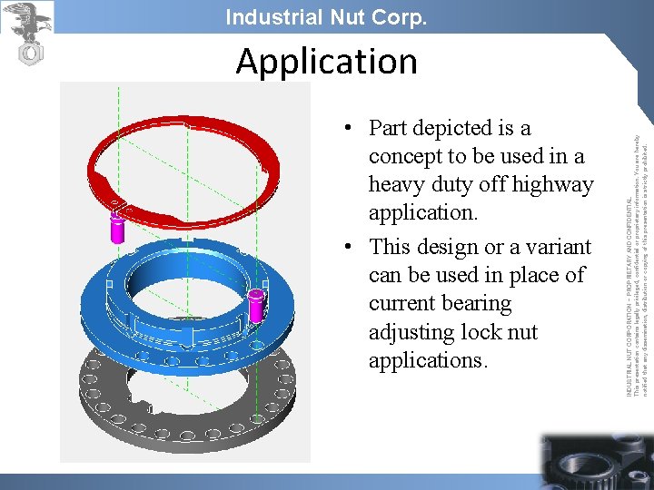  • Part depicted is a concept to be used in a heavy duty