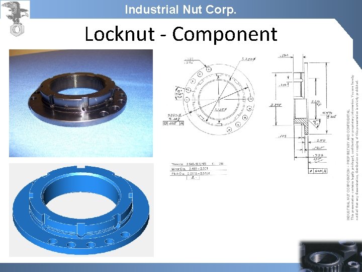 INDUSTRIAL NUT CORPORATION - PROPRIETARY AND CONFIDENTIAL This presentation contains legally privileged, confidential or