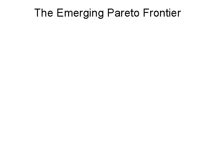 The Emerging Pareto Frontier 