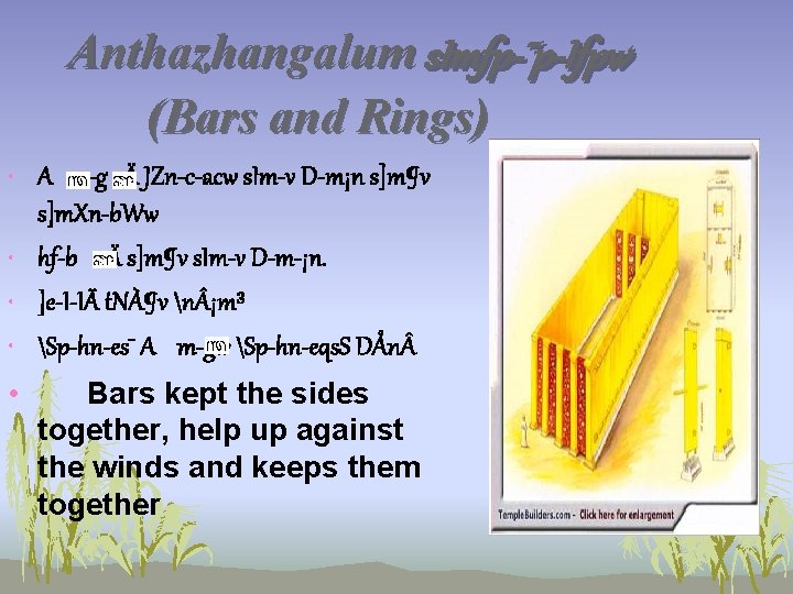 Anthazhangalum s. Imfp-¯p-Ifpw (Bars and Rings) • A m g Ä JZn c acw