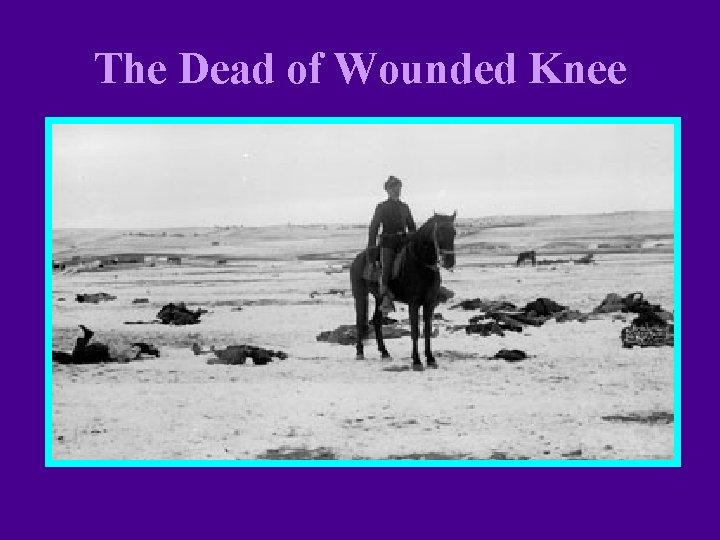 The Dead of Wounded Knee 