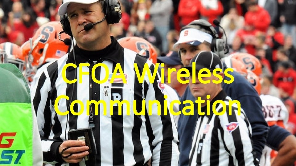 CFOA Wireless Communication 