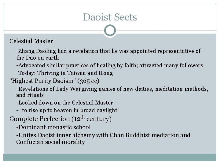 Daoist Sects Celestial Master -Zhang Daoling had a revelation that he was appointed representative