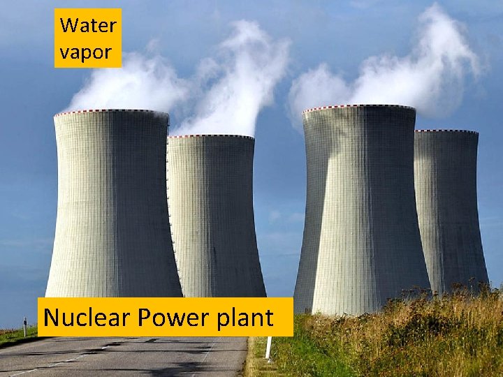 Water vapor Nuclear Power plant 