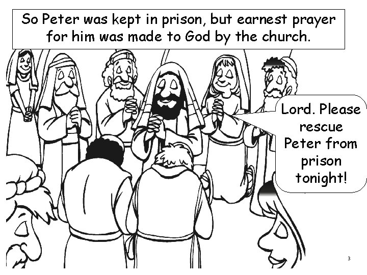 So Peter was kept in prison, but earnest prayer for him was made to