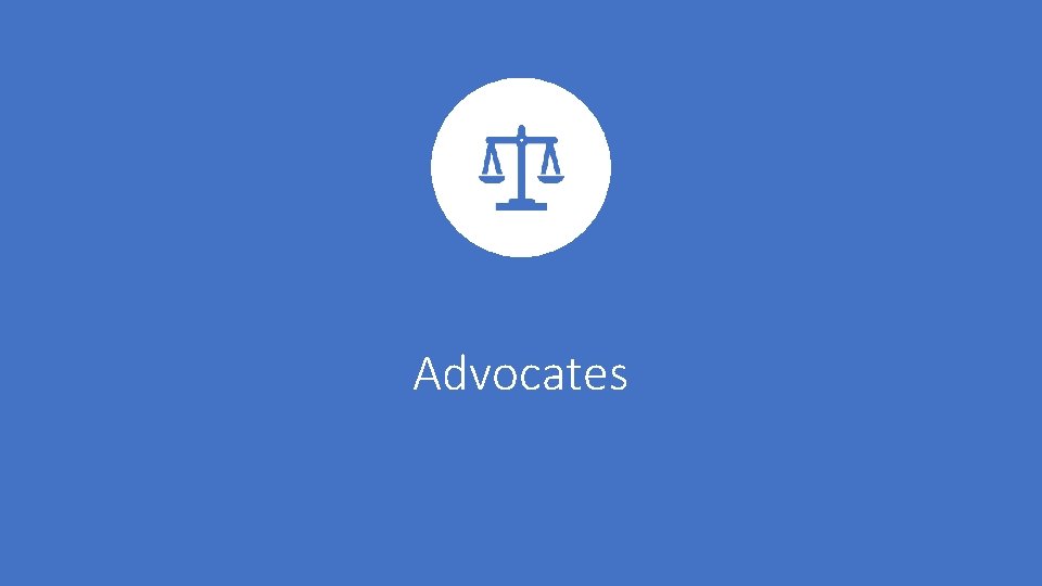 Advocates 