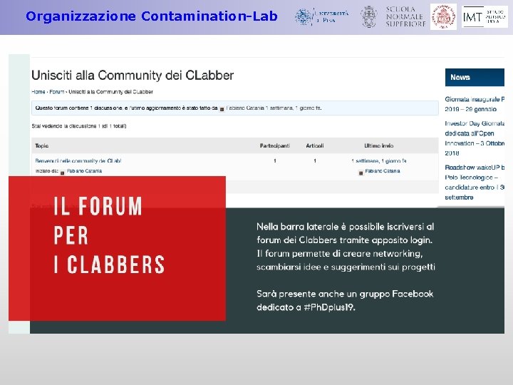 Organizzazione Contamination-Lab 