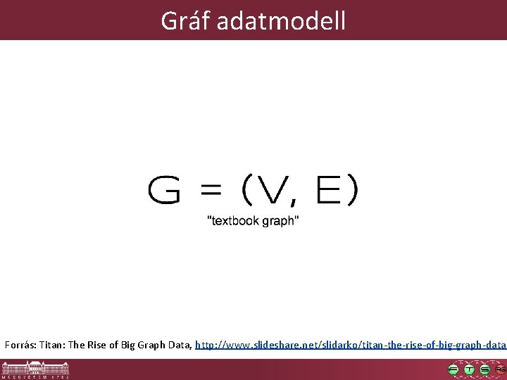 Gráf adatmodell Forrás: Titan: The Rise of Big Graph Data, http: //www. slideshare. net/slidarko/titan-the-rise-of-big-graph-data