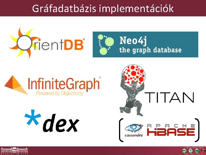 Gráfadatbázis implementációk 