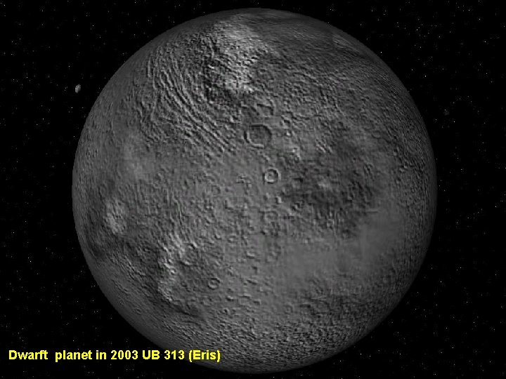 Dwarft planet in 2003 UB 313 (Eris) 