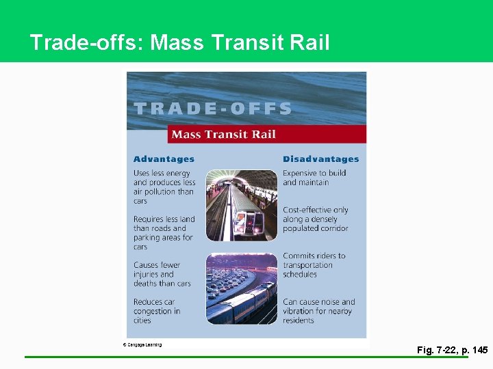 Trade-offs: Mass Transit Rail Fig. 7 -22, p. 145 