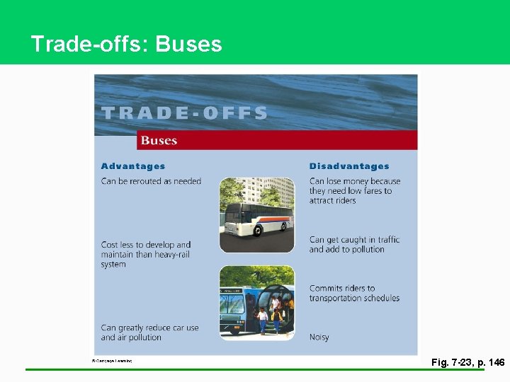 Trade-offs: Buses Fig. 7 -23, p. 146 