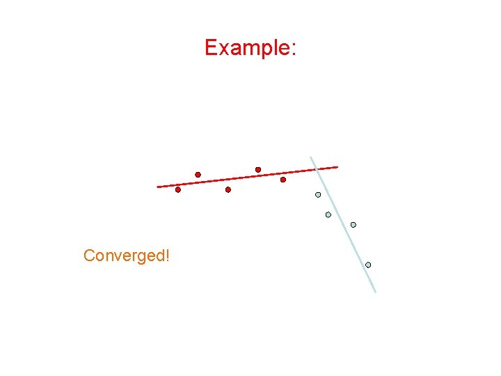 Example: Converged!  Example: Converged!