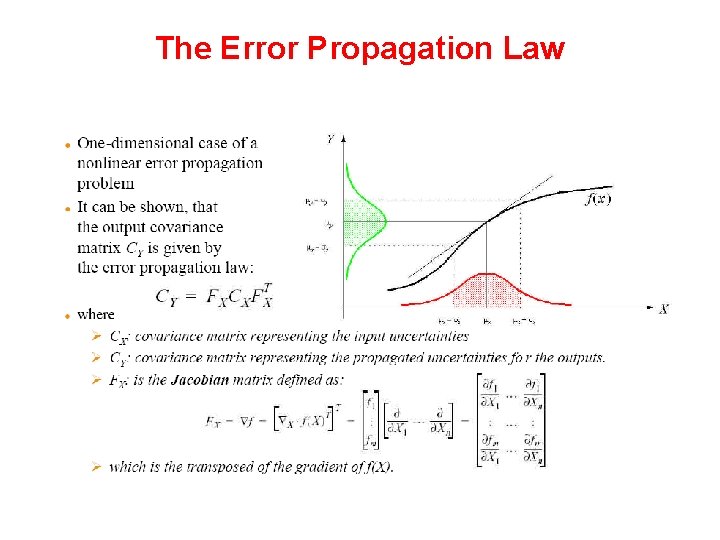 The Error Propagation Law  The Error Propagation Law