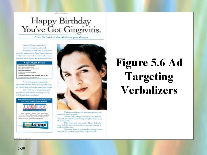 Figure 5. 6 Ad Targeting Verbalizers 5 -30 