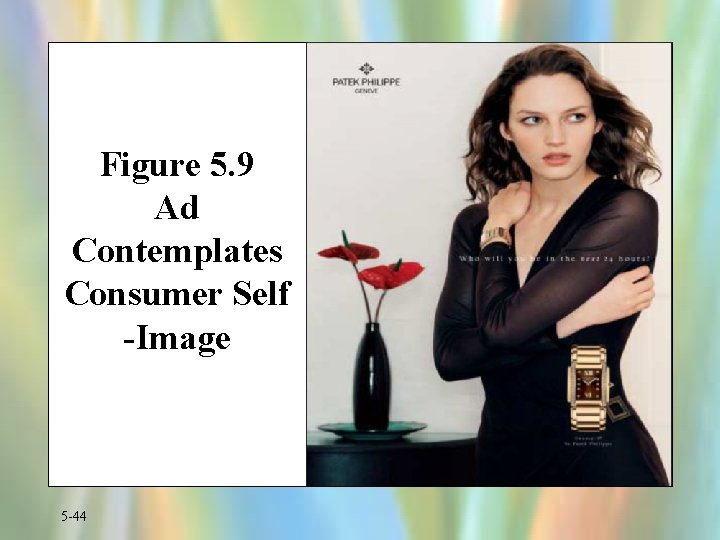 Figure 5. 9 Ad Contemplates Consumer Self -Image 5 -44 