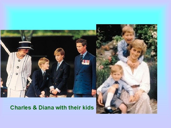 Charles & Diana with their kids 