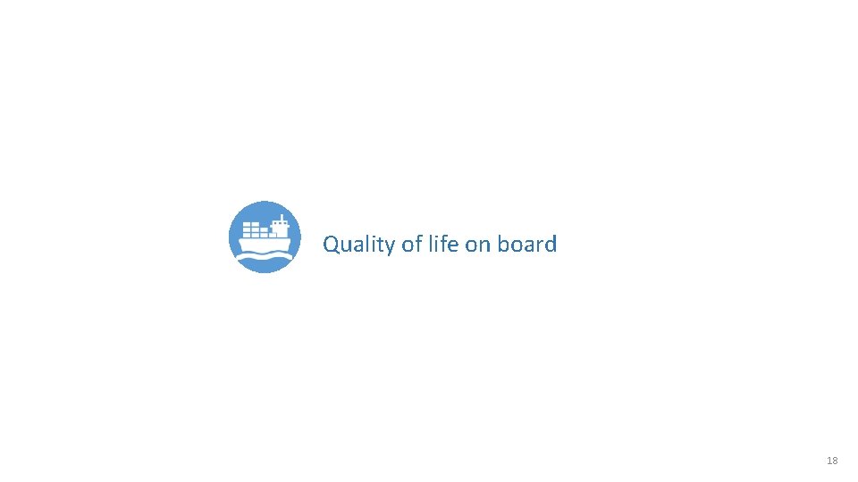 Quality of life on board 18 