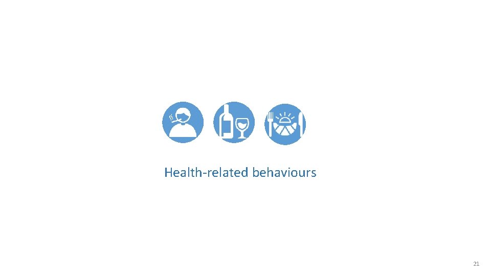 Health-related behaviours 21 