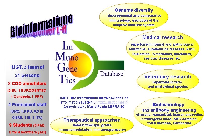 Genome diversity developmental and comparative immunology, evolution of the adaptive immune system Medical research