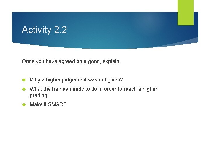 Activity 2. 2 Once you have agreed on a good, explain: Why a higher