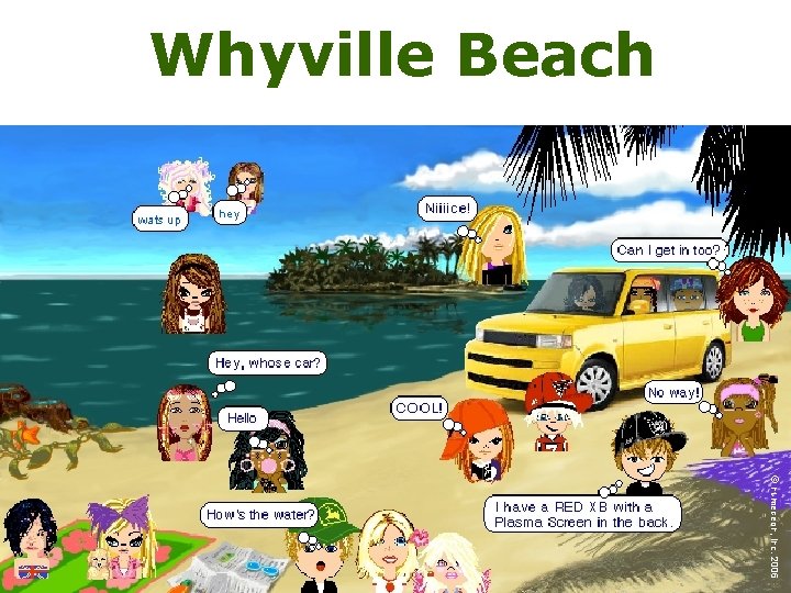 Whyville Beach © numedeon, inc. 2006 