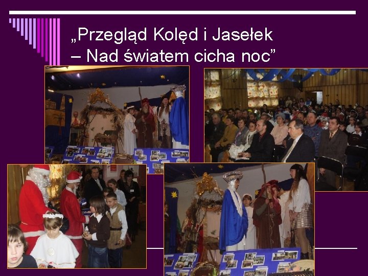 „Przegląd Kolęd i Jasełek – Nad światem cicha noc” 