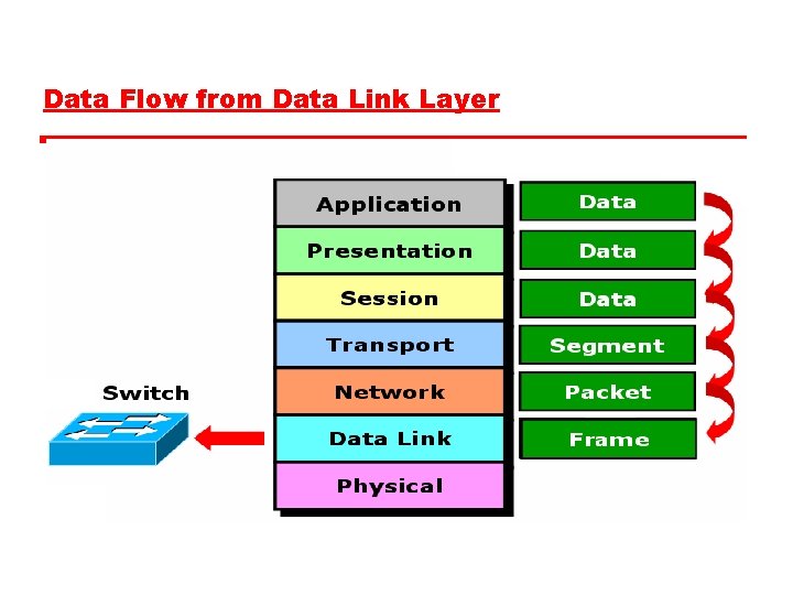 Data Flow from Data Link Layer 