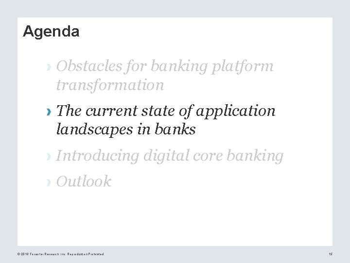 Agenda › Obstacles for banking platform transformation › The current state of application landscapes