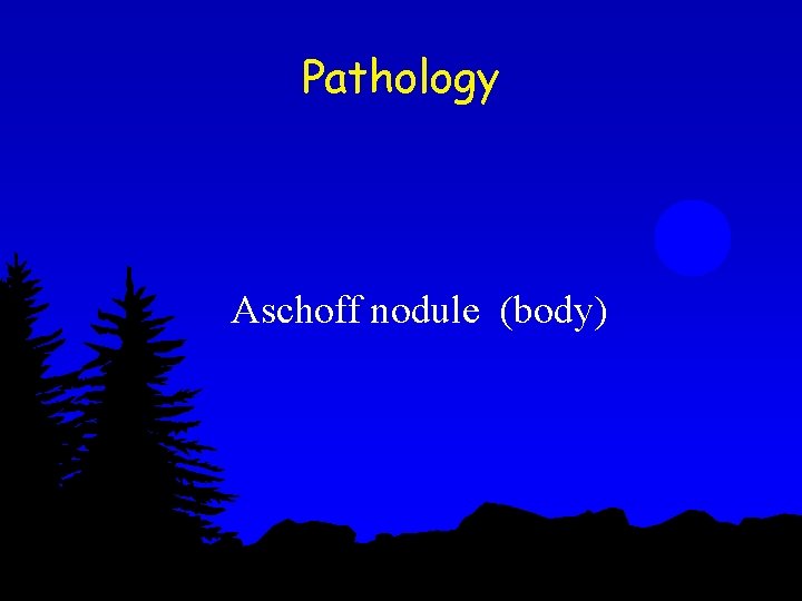 Pathology Aschoff nodule (body) 