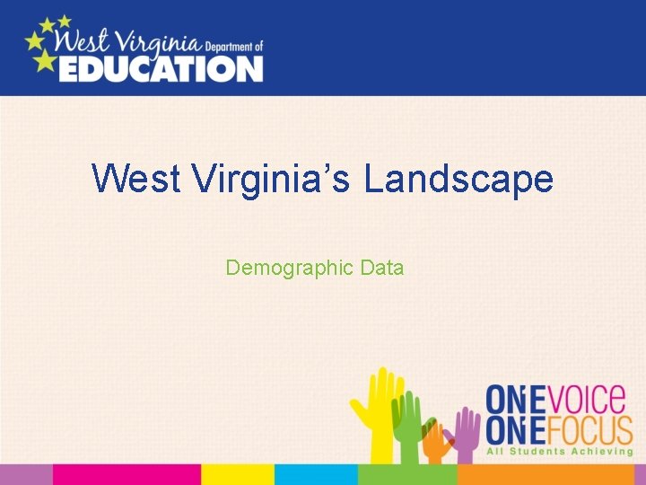 West Virginia’s Landscape Demographic Data 