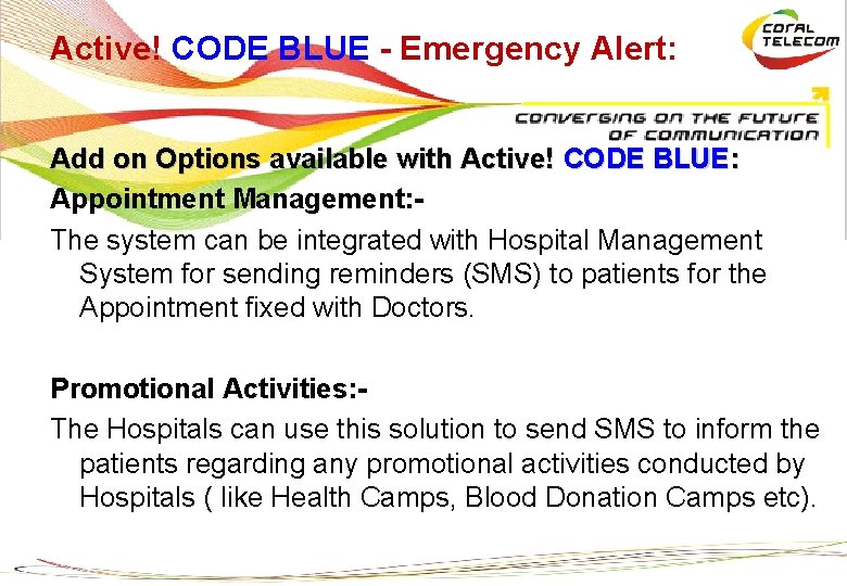 Active! CODE BLUE - Emergency Alert: Add on Options available with Active! CODE BLUE: