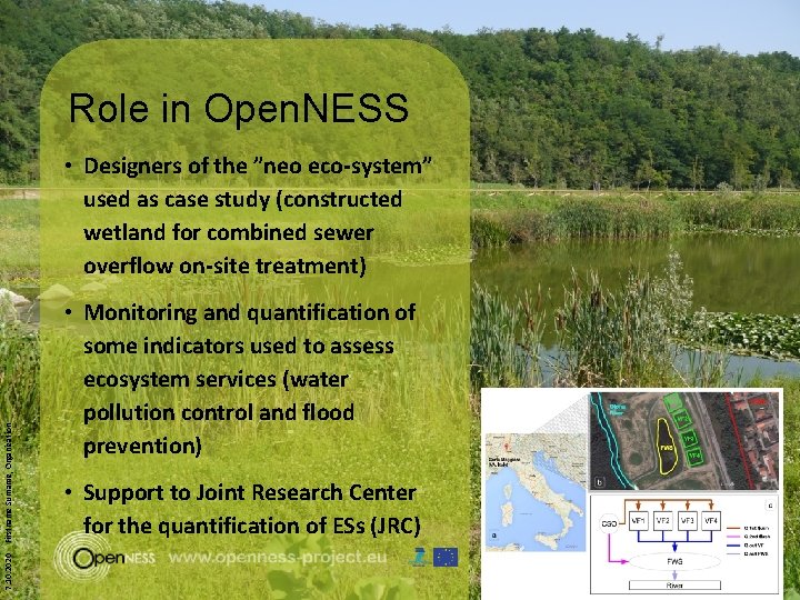 Role in Open. NESS • Designers of the ”neo eco-system” used as case study