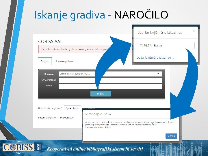 Iskanje gradiva - NAROČILO 