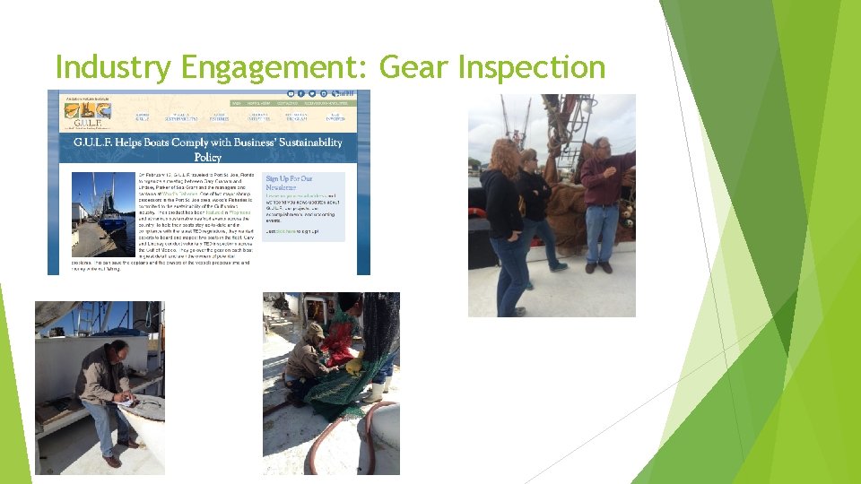 Industry Engagement: Gear Inspection 