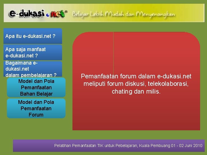 Apa itu e-dukasi. net ? Apa saja manfaat e-dukasi. net ? Bagaimana edukasi. net