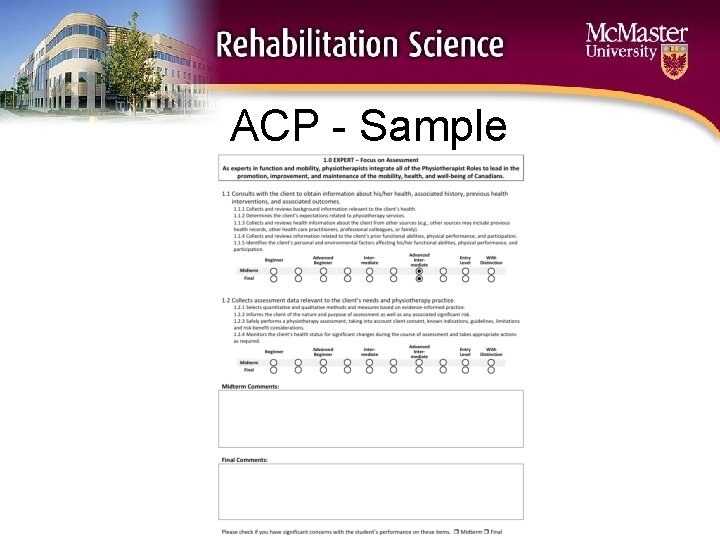 ACP - Sample 