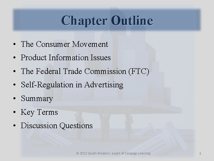 Chapter Outline • The Consumer Movement • Product Information Issues • The Federal Trade