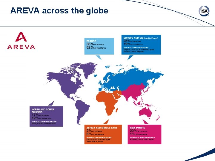 AREVA across the globe 
