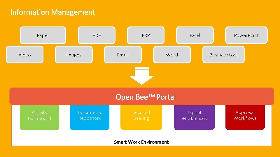 Information Management Paper Video PDF Images ERP Email Excel Word Power. Point Business tool