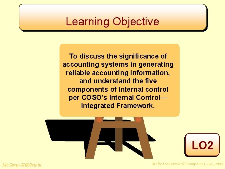Learning Objective To discuss the significance of accounting systems in generating reliable accounting information,