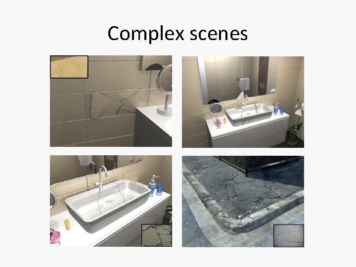 Complex scenes 